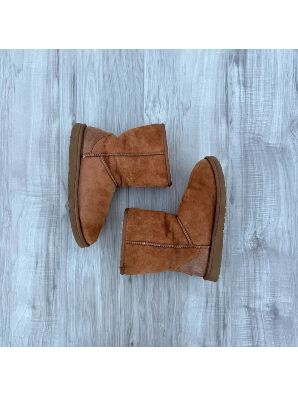 UGG Classic Short II boots in chestnut brown suede